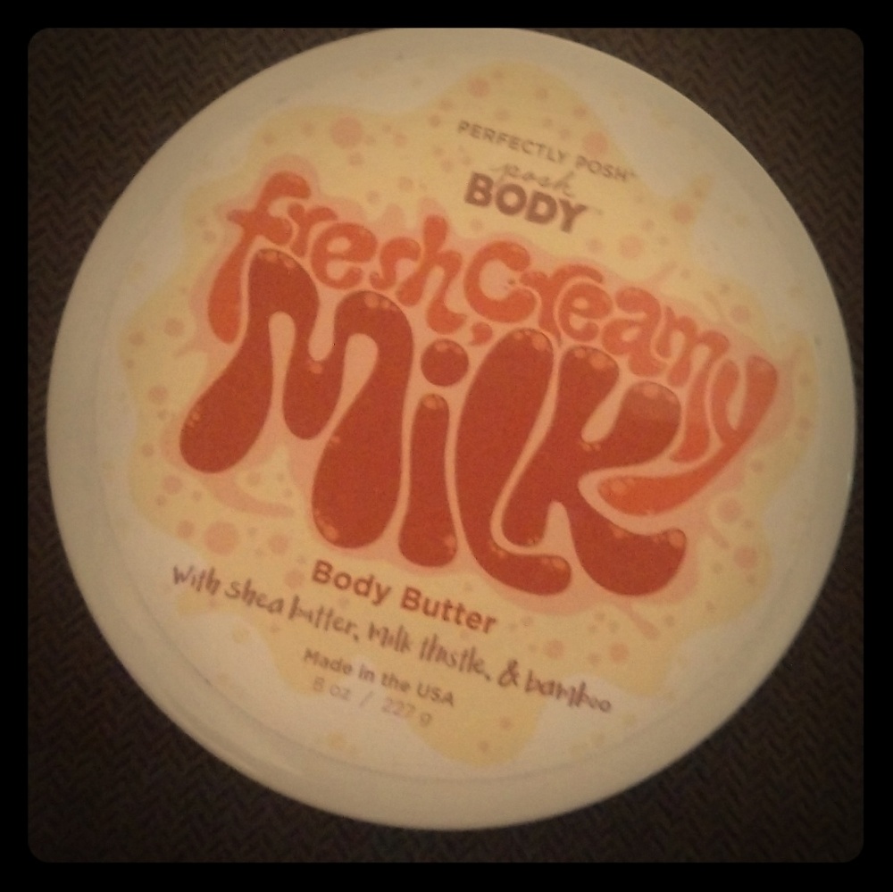 Fresh, creamy milk body butter from Perfectly Posh